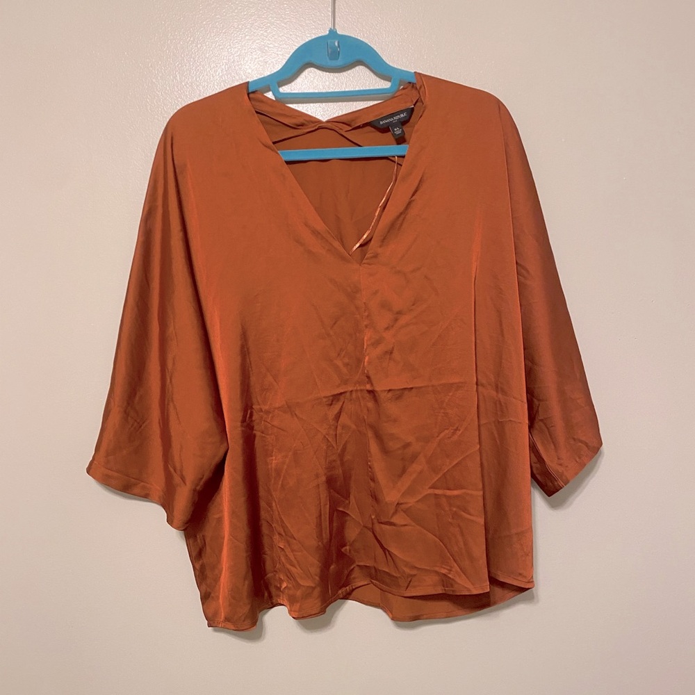 Dolman Sleeve Rush Silk Shirt
